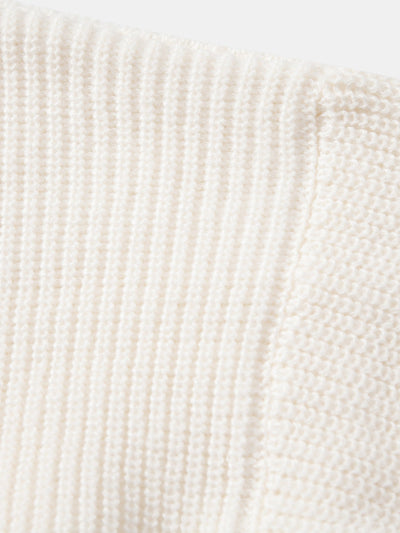 Adamari® | Long Sleeve Textured Knit Polo Shirt