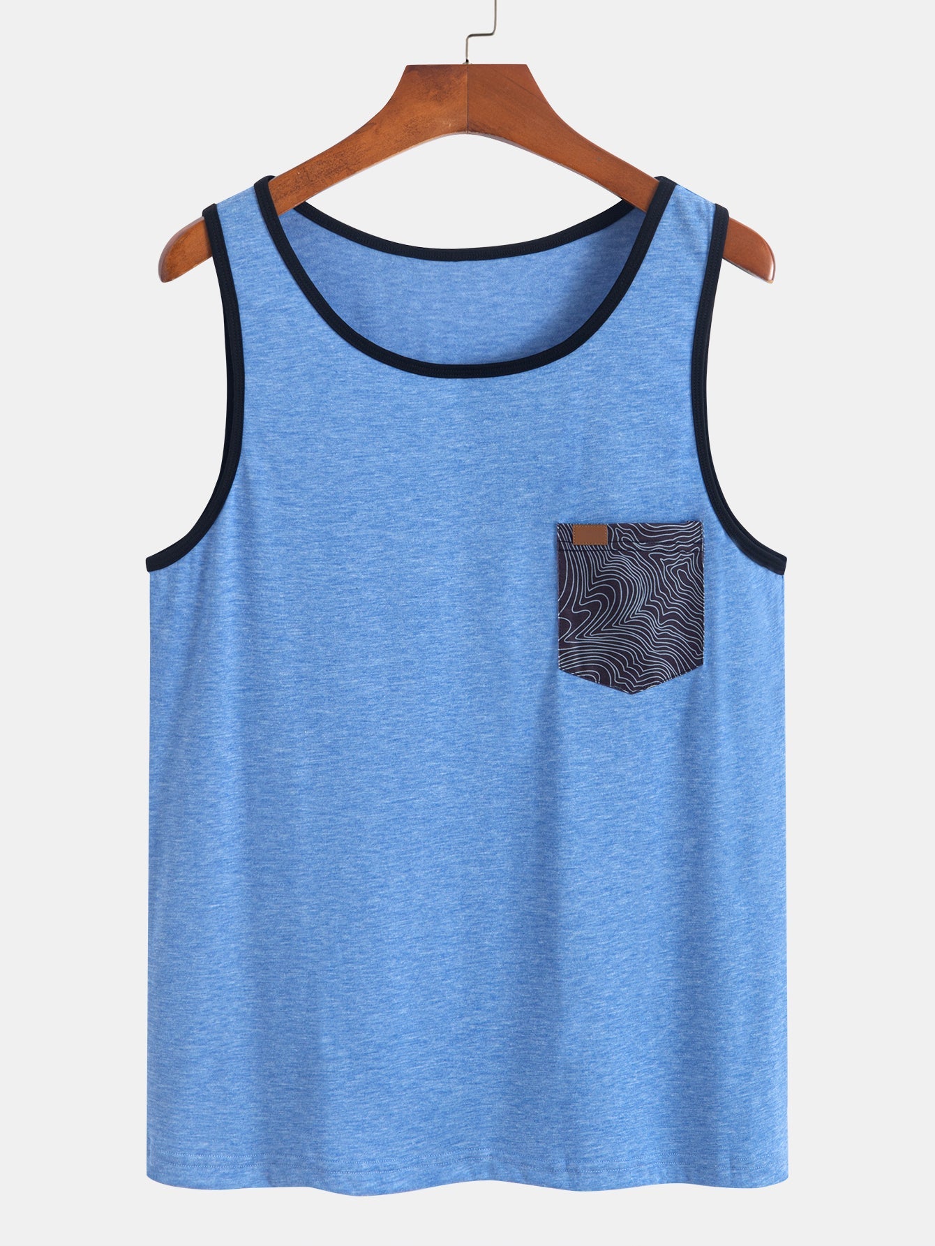 Harold® | Tank Top With Wave Pattern Pocket