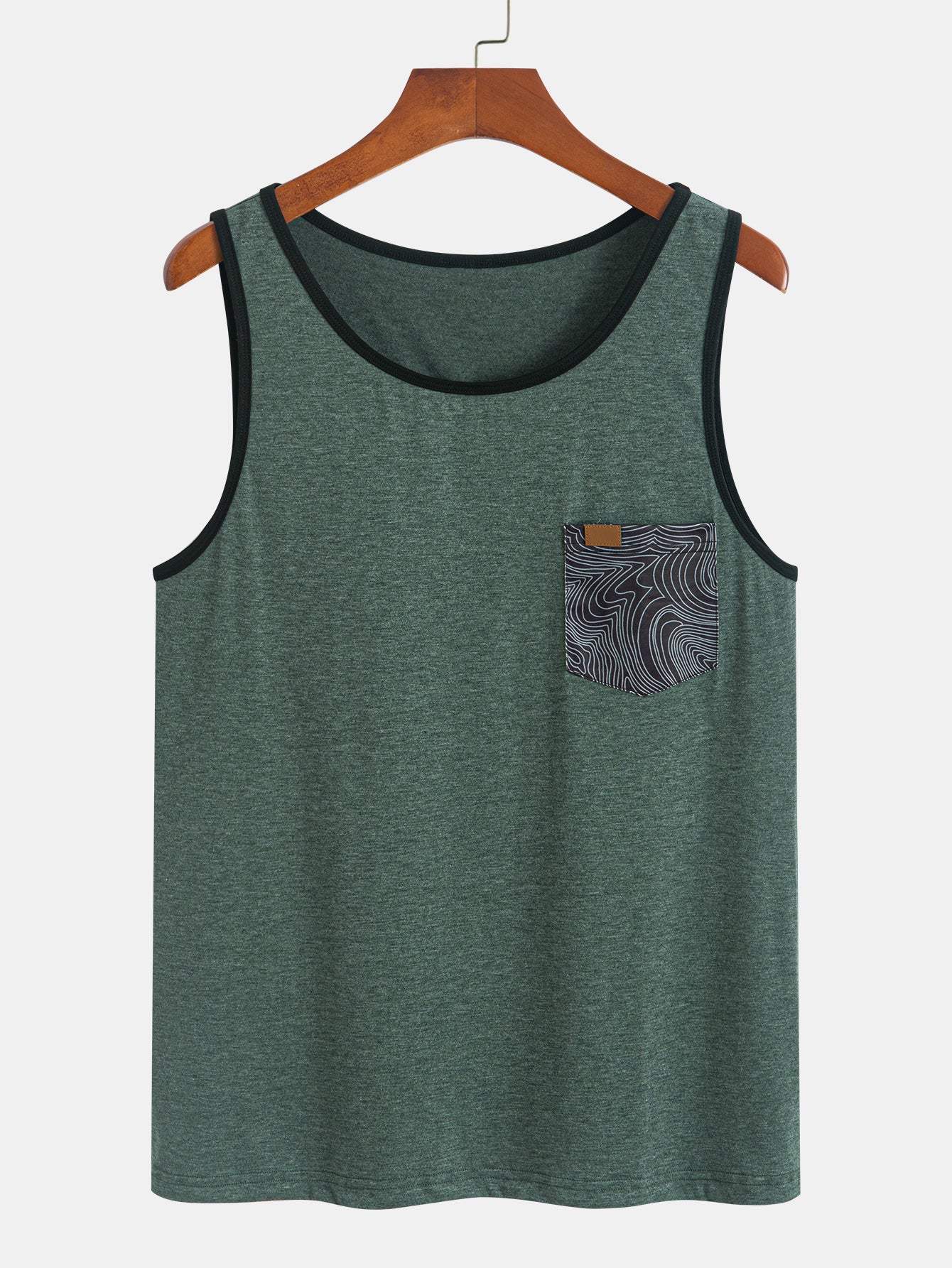 Harold® | Tank Top With Wave Pattern Pocket