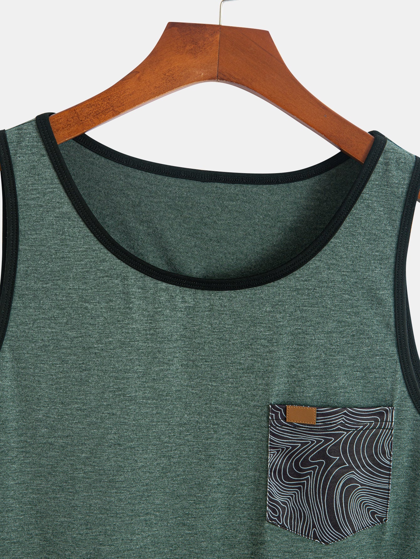 Harold® | Tank Top With Wave Pattern Pocket
