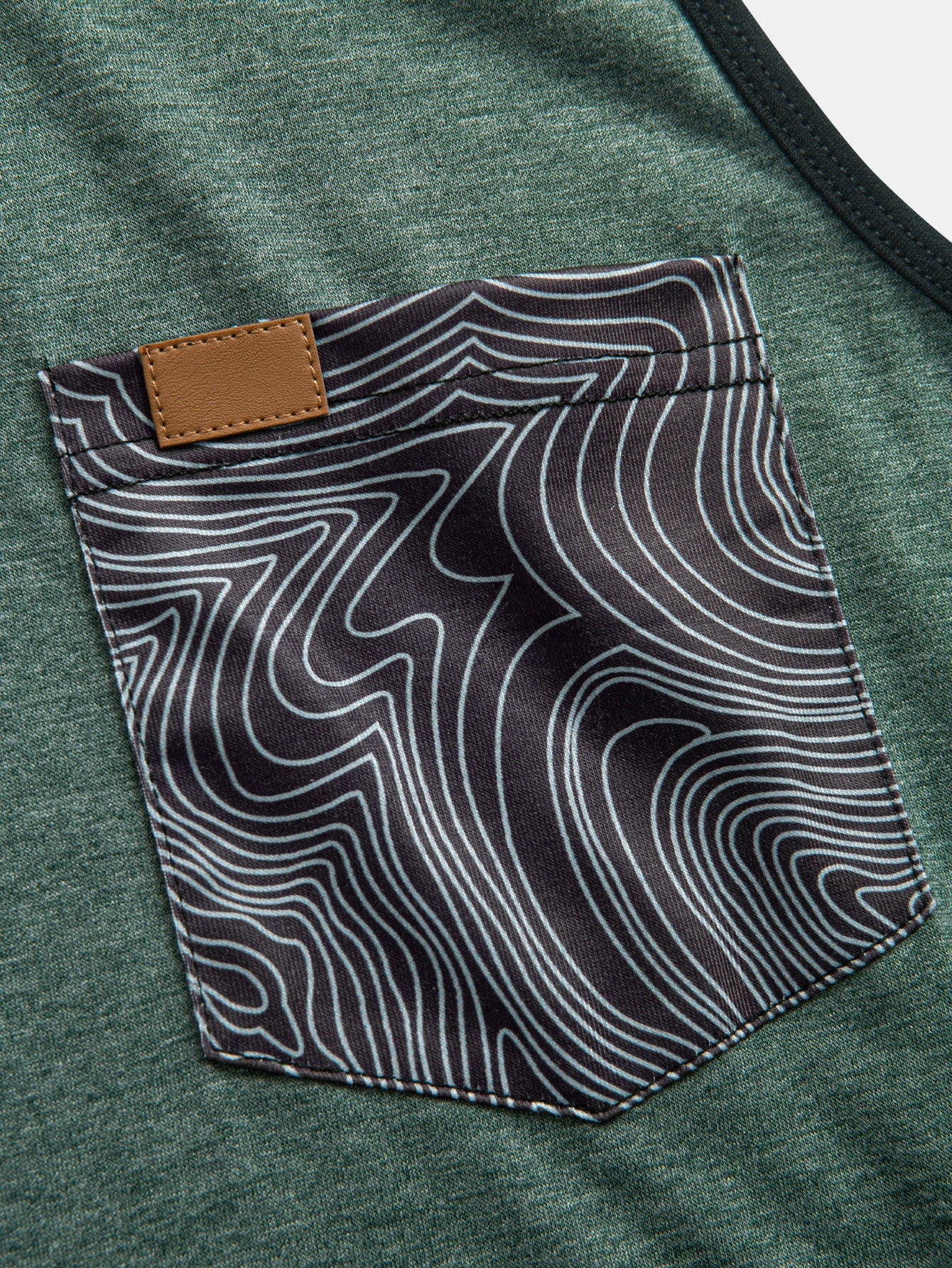 Harold® | Tank Top With Wave Pattern Pocket