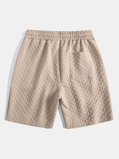 Ademar® | 3 Pieces Geometric Jacquard Shorts