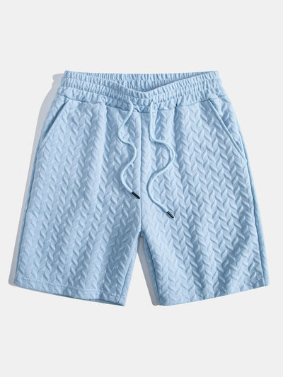 Ademar® | 3 Pieces Geometric Jacquard Shorts