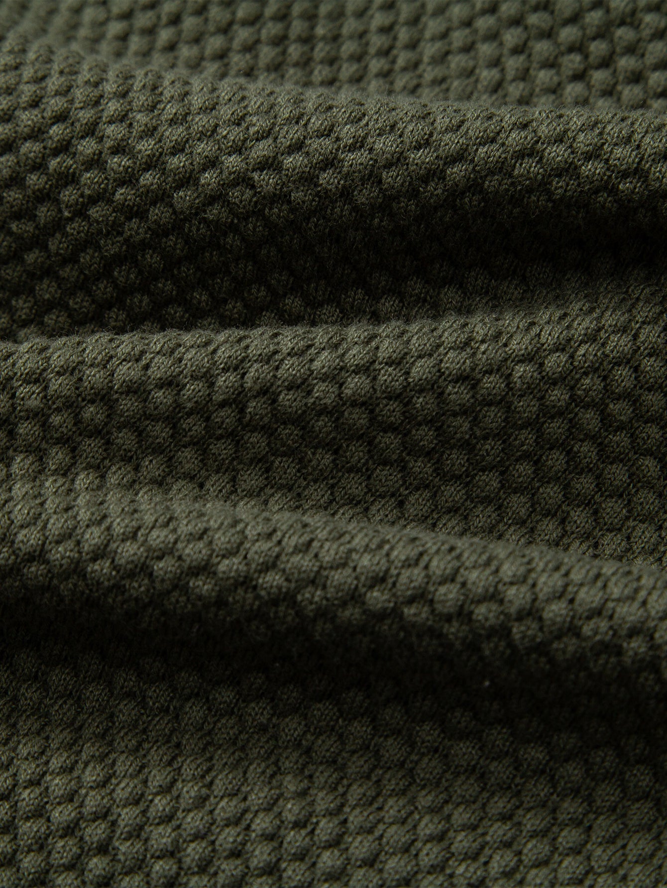 Benjamin | Pineapple Texture Knitted Polo Shirt