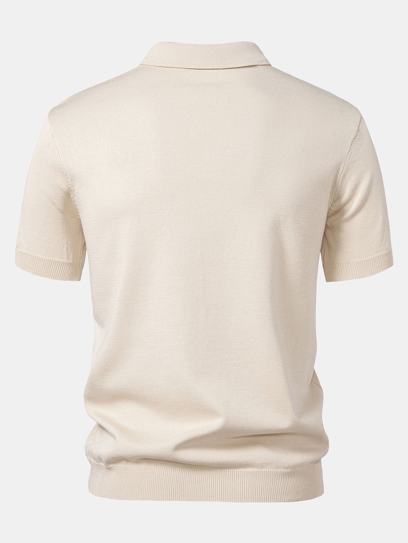 Owen | Stripe Jacquard Knit Polo Shirt