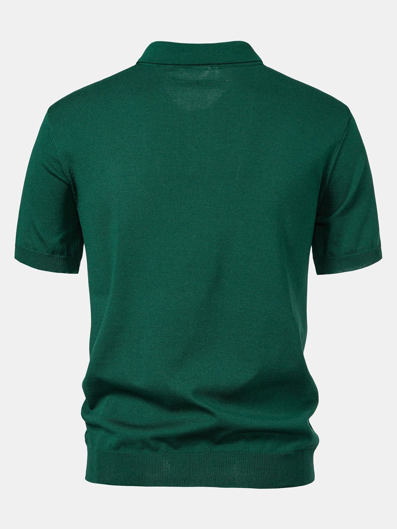 Landon | Stripe Knit Polo Shirt