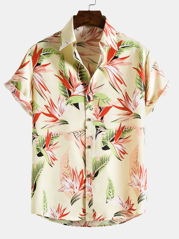 Argus® | Summer Floral Lapel Shirts