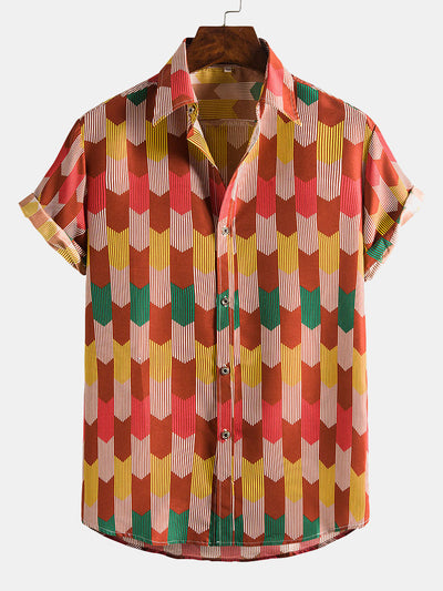 Althaus® | Multi Color Abstract Print Shirts