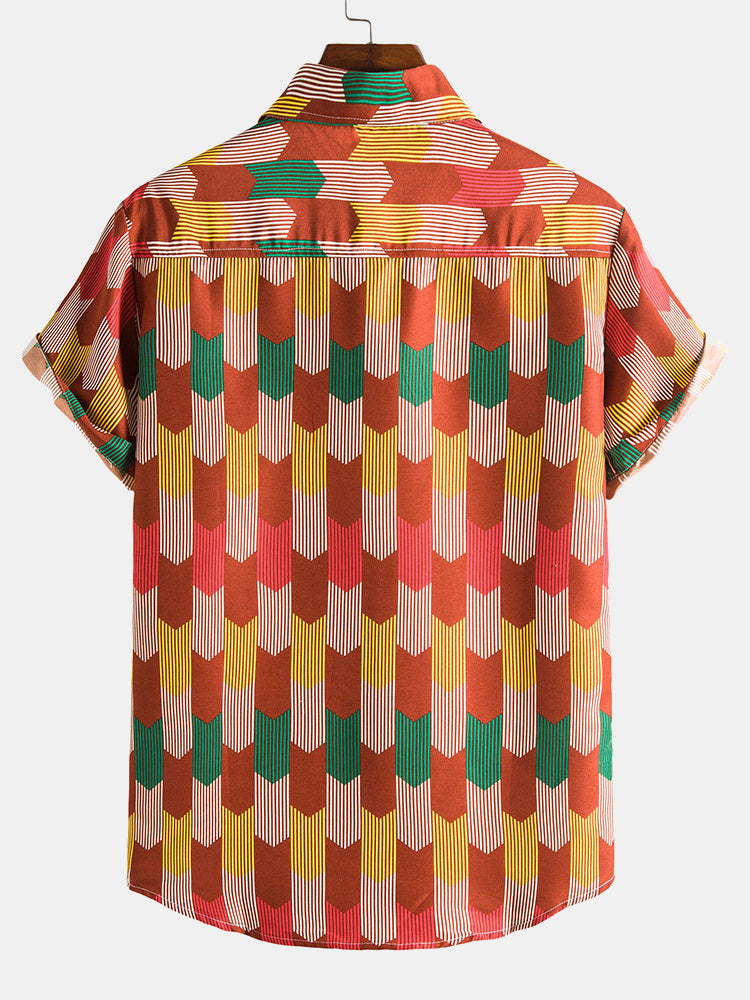 Althaus® | Multi Color Abstract Print Shirts