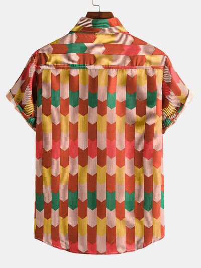 Althaus® | Multi Color Abstract Print Shirts