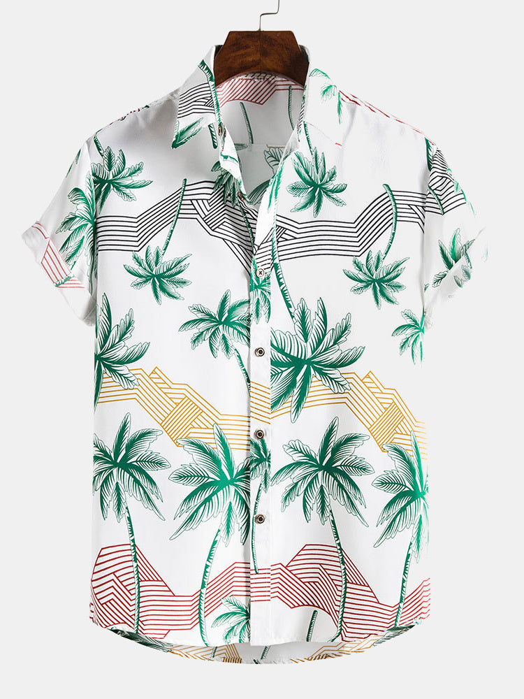 Antar® | Palm Tree Print Shirts
