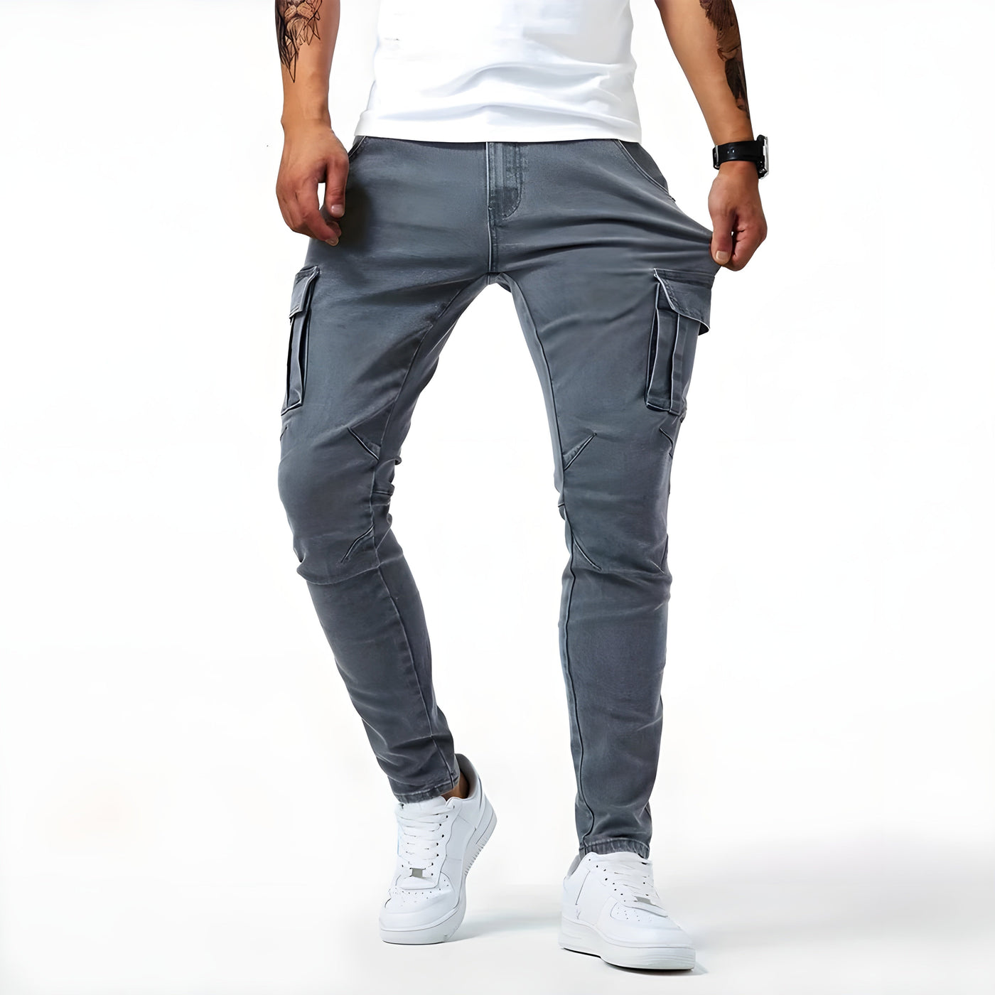 Orlando® | Stretch Denim Cargo-Pants