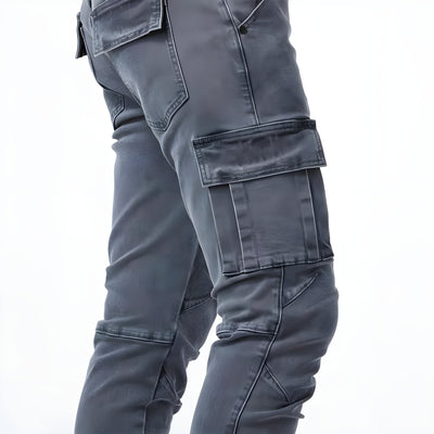 Josías | Slim men's cargo pants with multi-pocket design