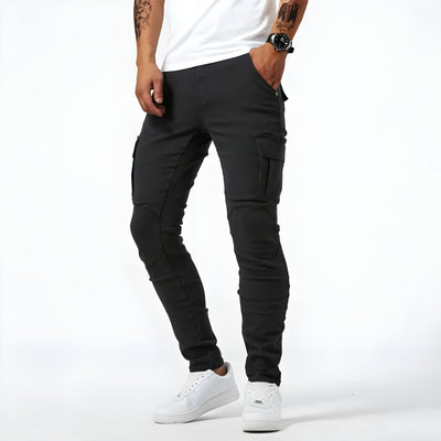 Josías | Slim men's cargo pants with multi-pocket design