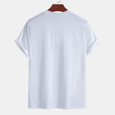 Isaac® | Palm Trees Silhouette Print Cotton T-Shirt