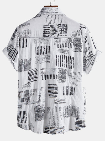 Agaton® | Abstract Printing Lapel Shirts