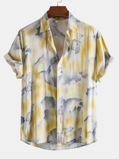 Aedon® | Abstract Ink Print Shirts