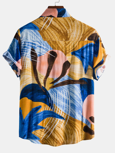 Arthfael® | Holiday Short Sleeve Lapel Shirts