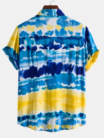Artemy® | Ocean Print Lapel Shirts