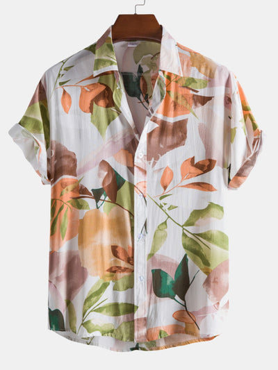 Aloysius® | Floral Print Revere Collar Shirts