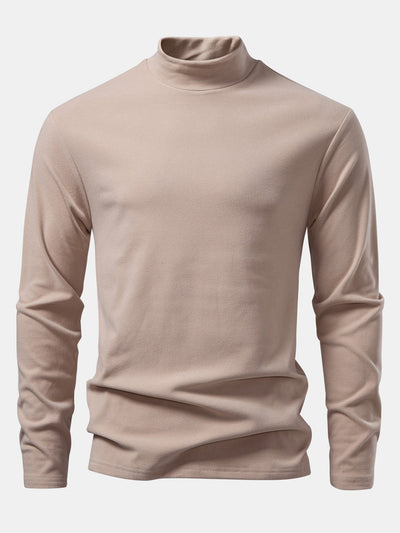 Levin® | Long Sleeve Mock Neck T-Shirt