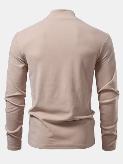 Levin® | Long Sleeve Mock Neck T-Shirt
