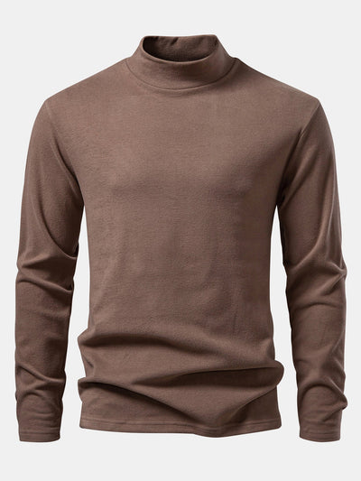 Levin® | Long Sleeve Mock Neck T-Shirt