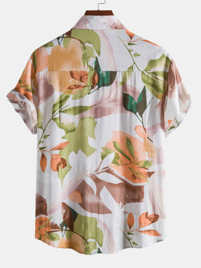 Aloysius® | Floral Print Revere Collar Shirts