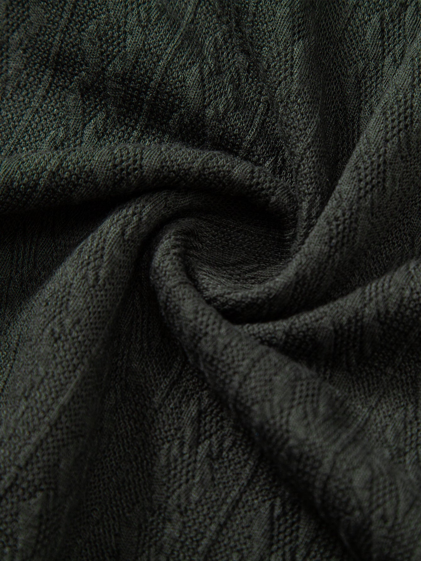 Ludovico® | Long Sleeve Twist Jacquard Polo Shirt