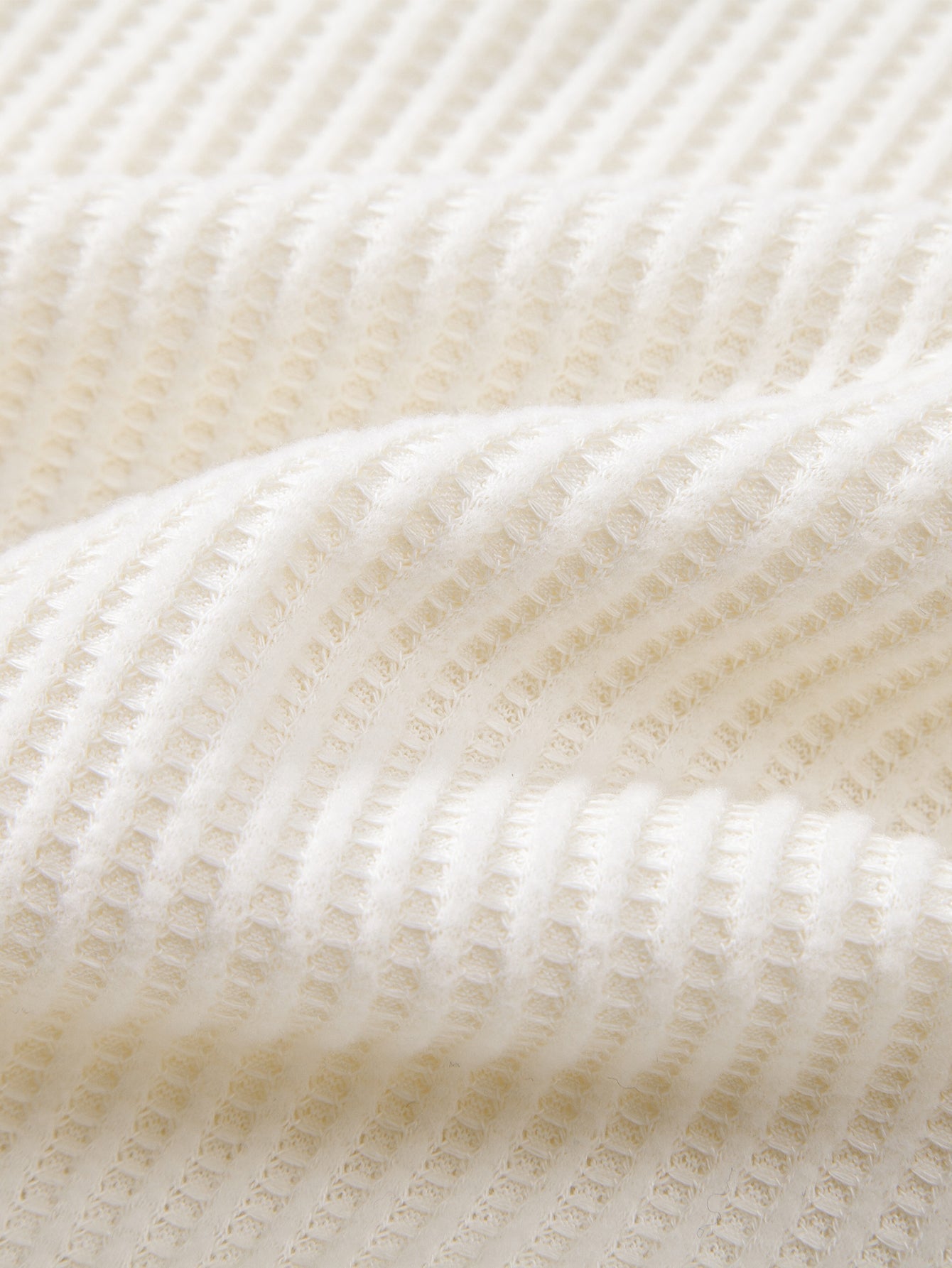 Zachary | Long Sleeved Knitted Waffle Polo Shirt