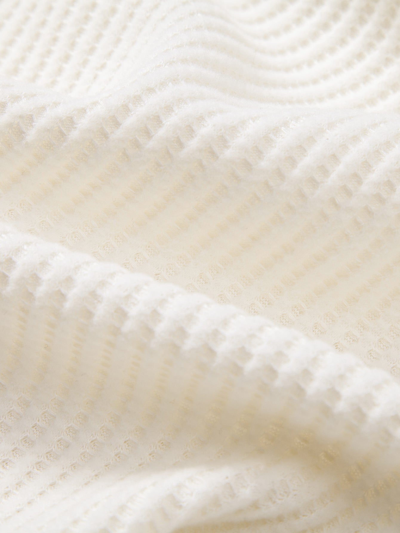 Ismael® | Long Sleeve Waffle Mock Neck T-Shirt