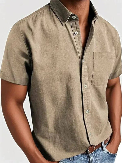 Zackary | Elegant Short Sleeved Shirt