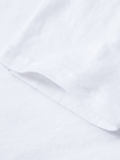 Mahmoud® | Basic Long Sleeve Cotton Arc Hem T-Shirt