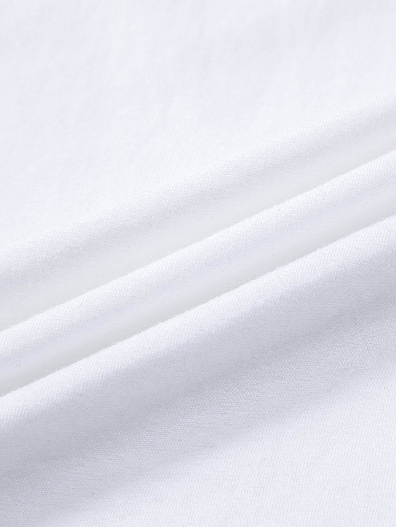 Mahmoud® | Basic Long Sleeve Cotton Arc Hem T-Shirt