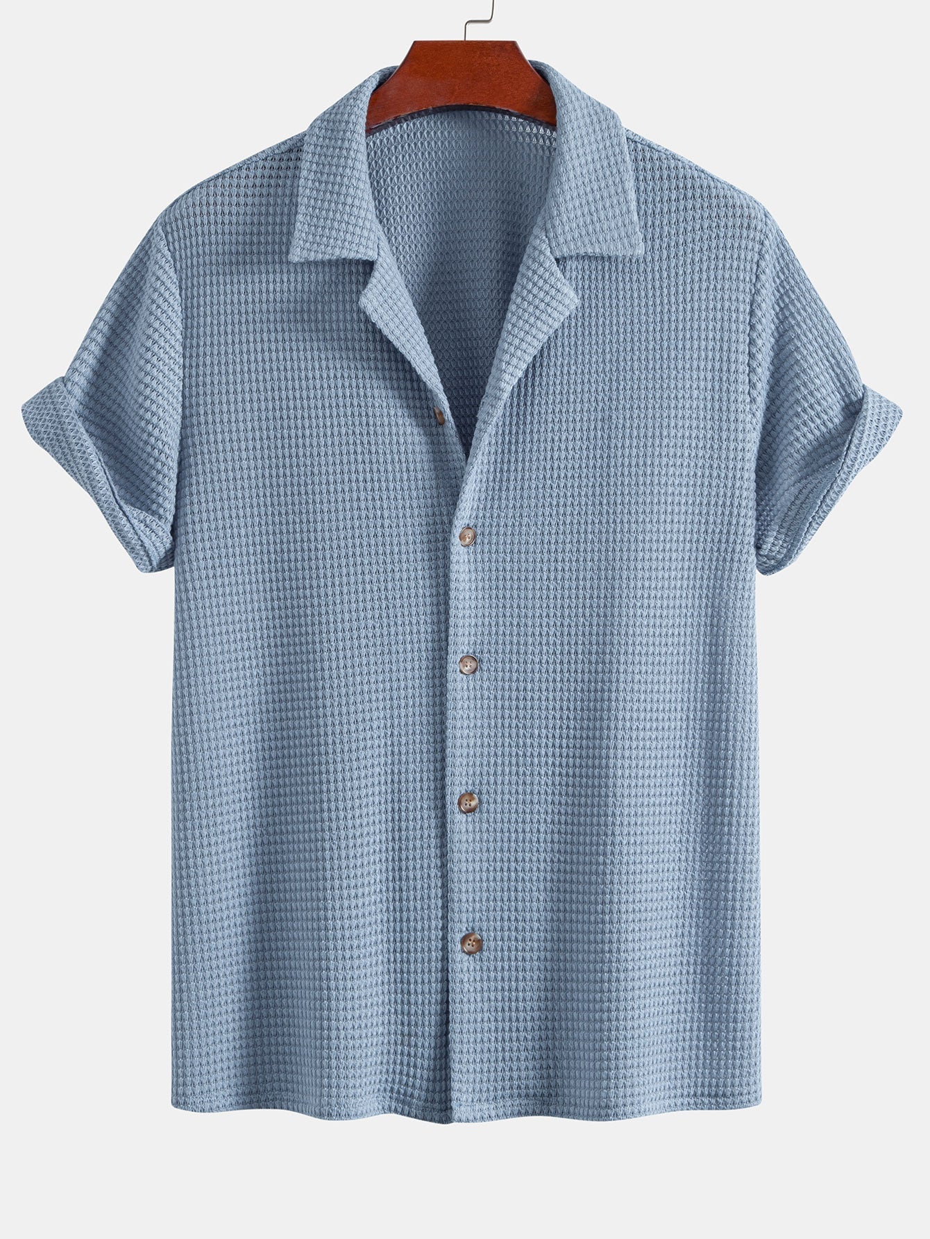 Josué® | Textured Cuban Shirt & Straight Leg Linen Pants