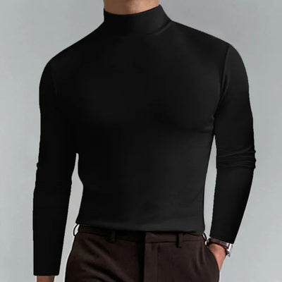 Sol | Men's slim-fit turtleneck sweater with long sleeves