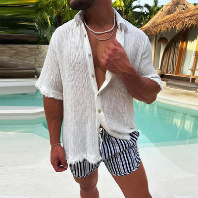 Lambert® | Stylish Ripped Shirt For Men