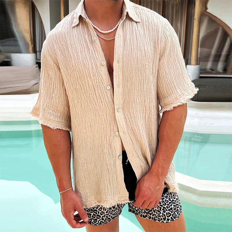 Venancio® | Stylish Ripped Shirt For Men