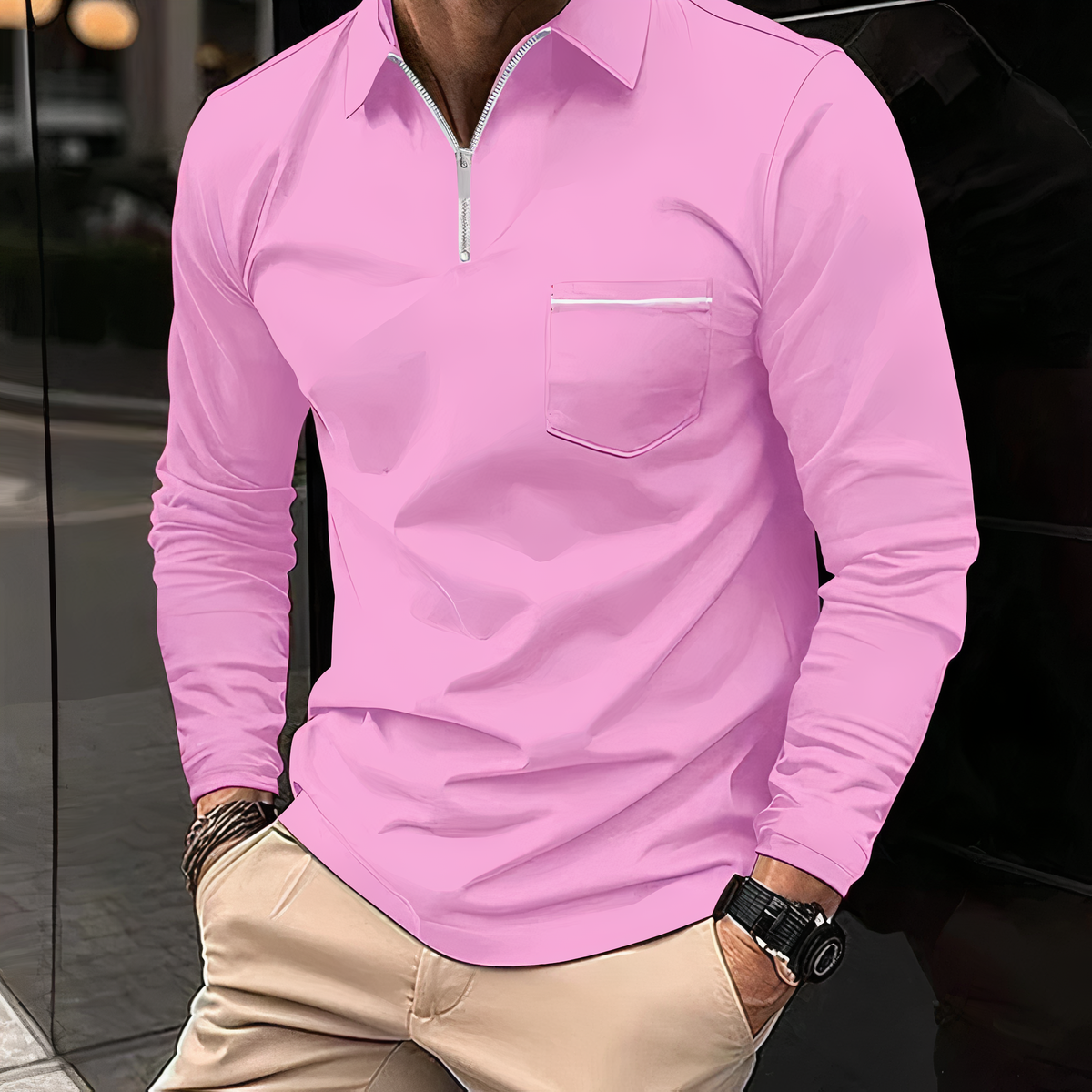Felix® | Long Sleeve Polo Shirt