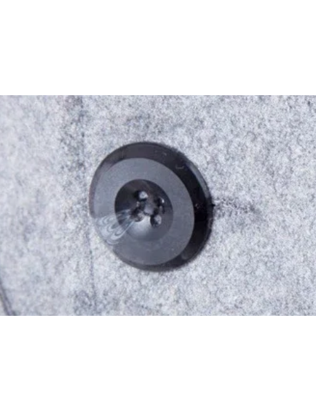 Paladio | Men's wool coat elegant double-breasted with epaulettes