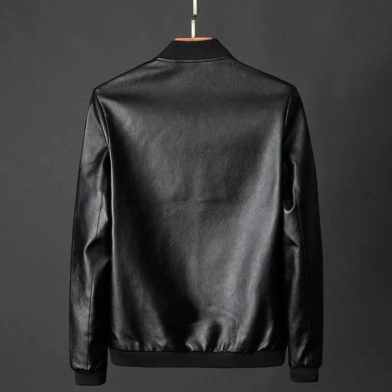 Raiden | Men's leather jacket bomber statement style