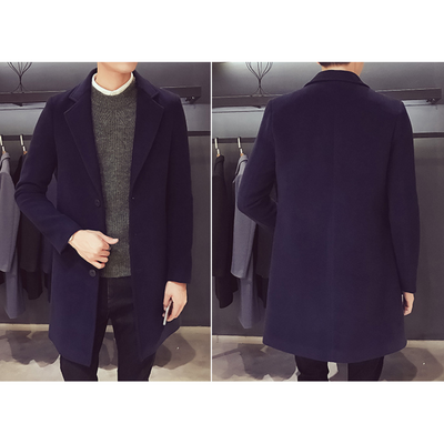 Odel | Men's Wool Coat Elegant Business Jacket - Office and Leisure