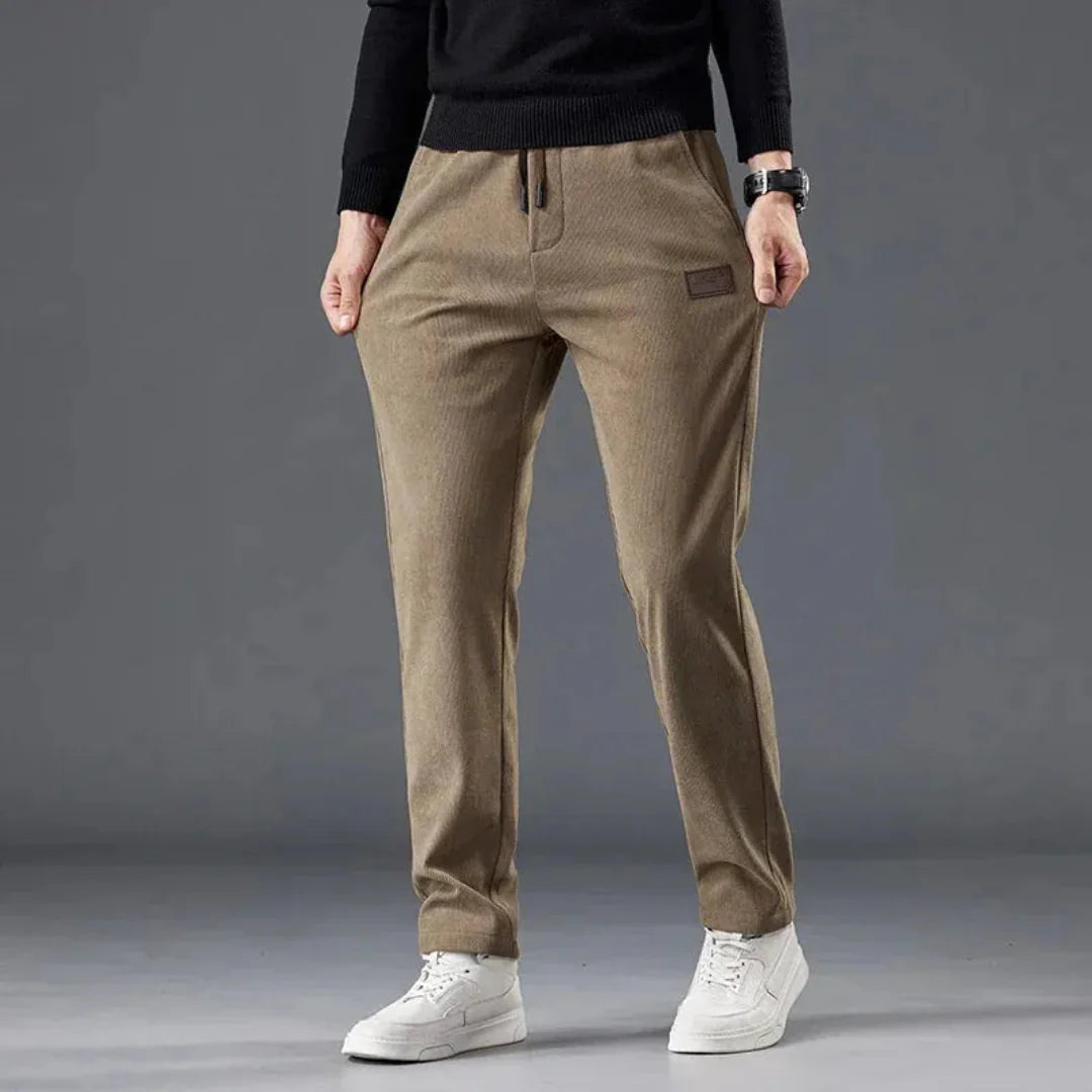Desiderio | Jarred Slim Fit Corduroy Drawstring Pants