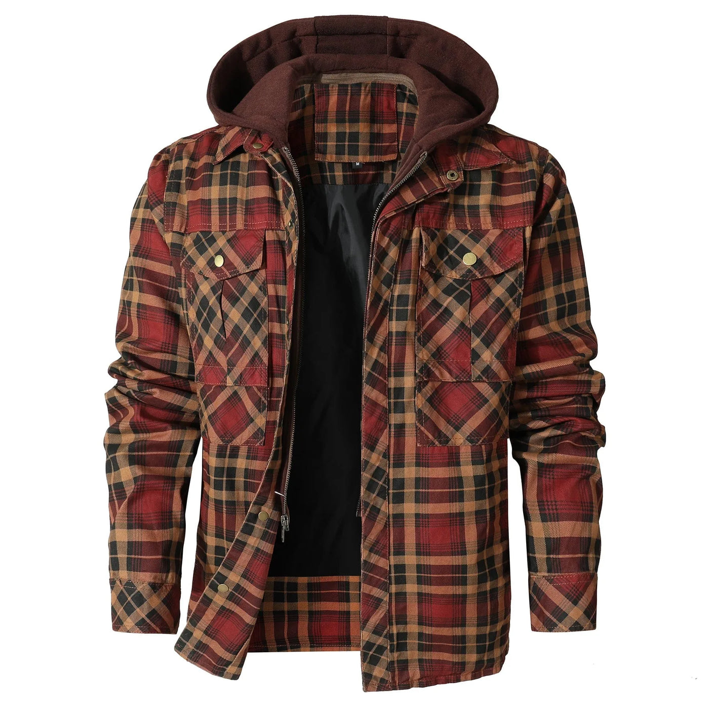Atilio | Jay Hooded Flannel Jacket