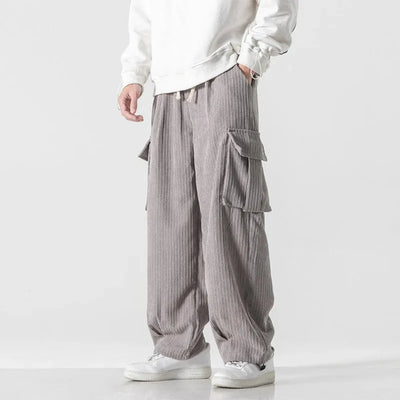 Federico | Leg Corduroy Cargo Pants