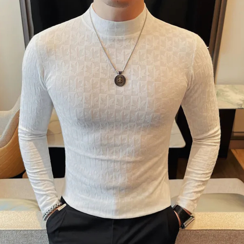 Ryan® | Men's Modern Stand-Up Collar T-Shirt