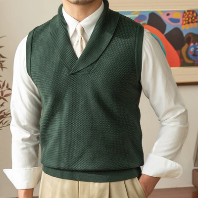 Venancio® | Modern knitted vest for men
