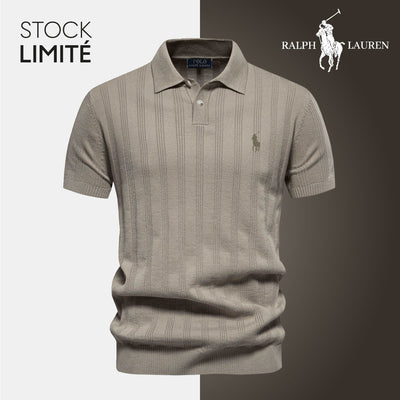 Bethann® | Men's Textured Knit Polo RL