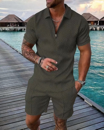 Francis® | Luxury Polo And Shorts Summer Set For Men