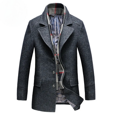 Othello | Men's Classic Wool Coat - Elegant Winter Fashion with Lining